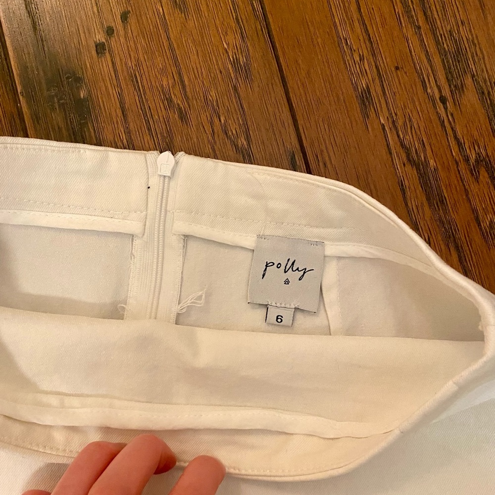 LAST DAY Princess Polly white linen mini skirt - Picture 5 of 5